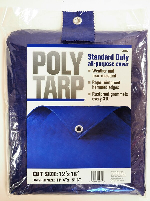 TARP POLY 12'X16' BLUE