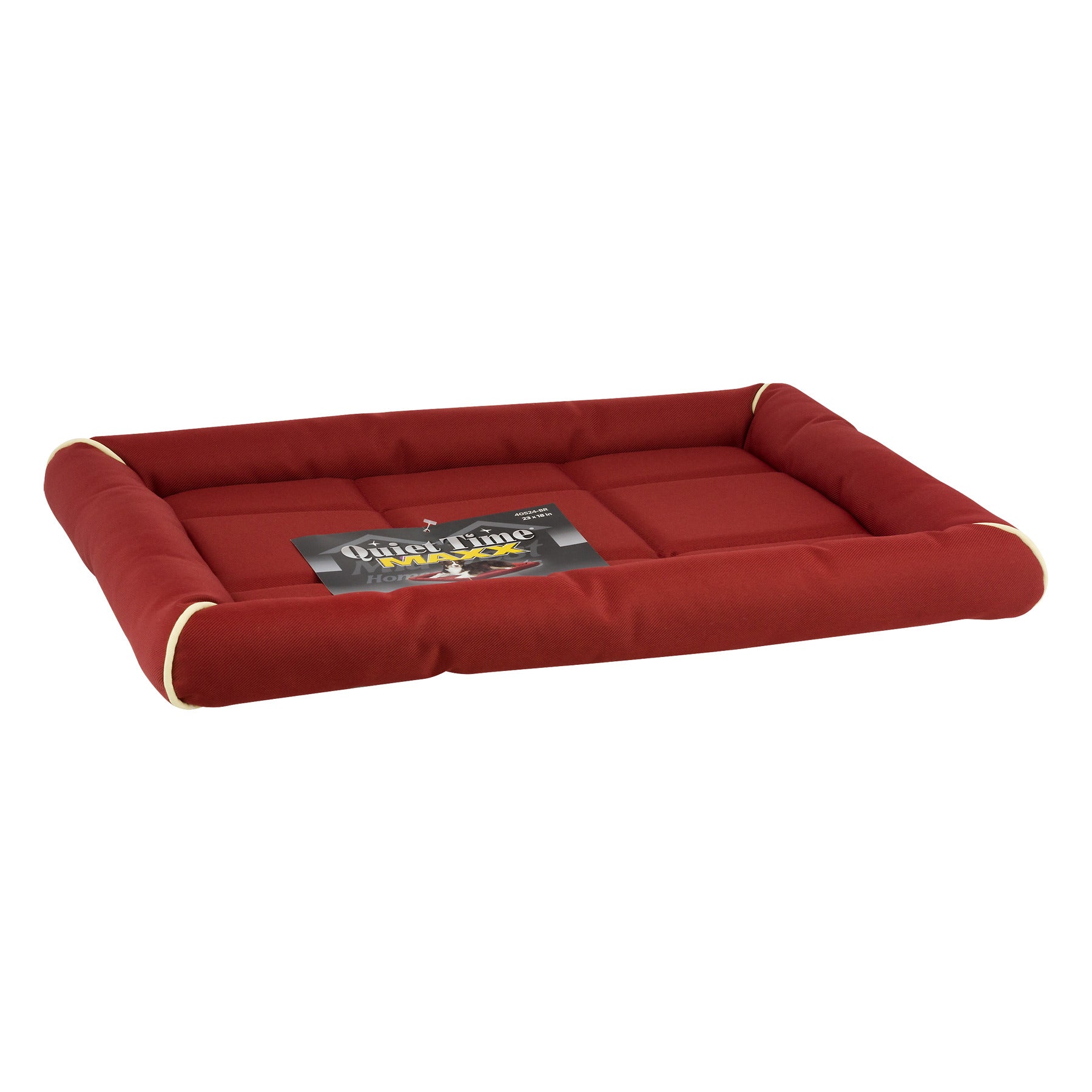 MidWest Homes for Pets QuietTime Maxx Stain Resistant 24 in Large Dog Bed, Brick