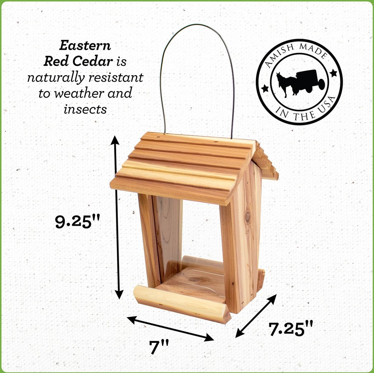 Pennington Penn Pride Cedar Treater Bird Feeder