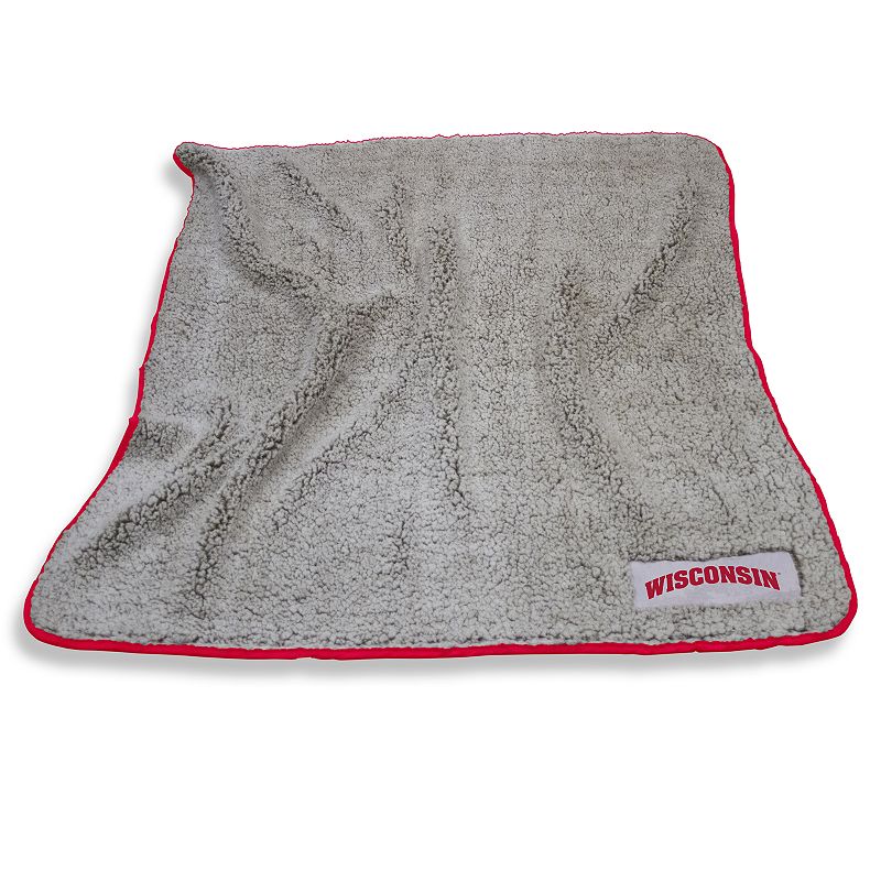 Wisconsin Badgers Frosty Fleece Throw Blanket