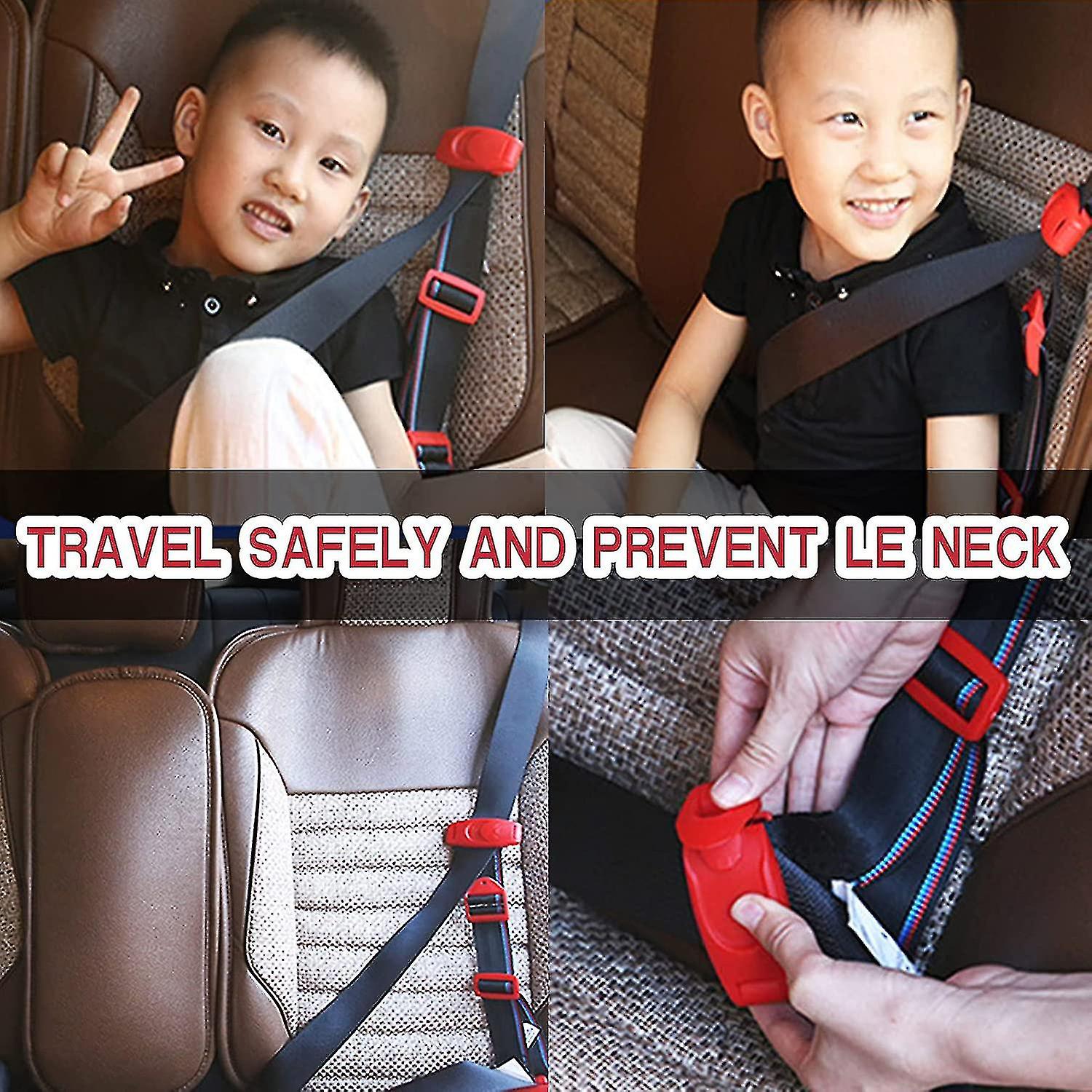 Seat Belt Adjuster For Kid - Child Assisted Safety Belt， Car Shoulder Neck Safety Positioner Belt Strap