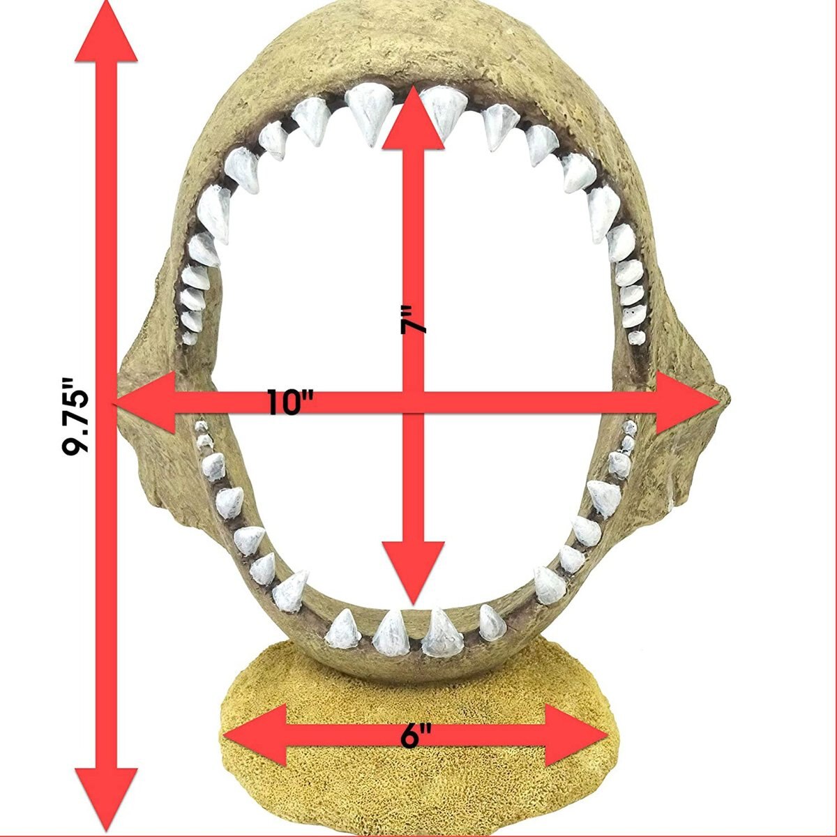 Penn-Plax Shark Jaw Aquarium Ornament