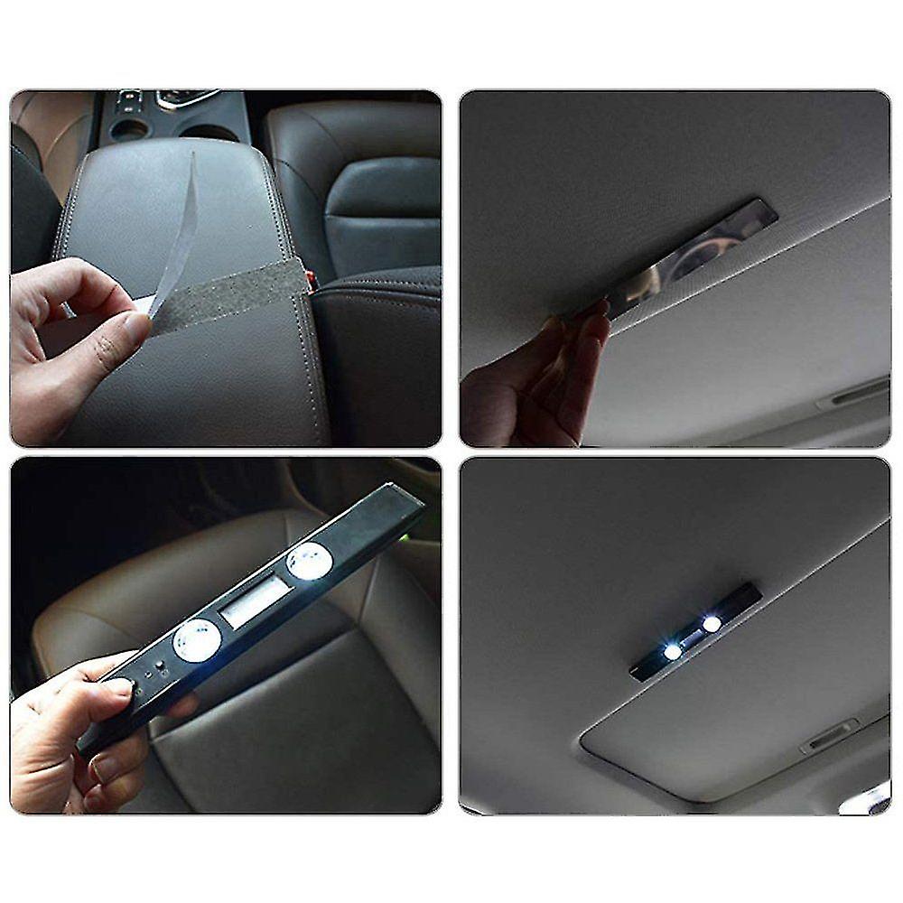 Led Interior Lighting Car， Usb Car Ambient Lighting Controllable By Remote Control， Waterproof And Multi-color And Music-controlled Atmosphere Light