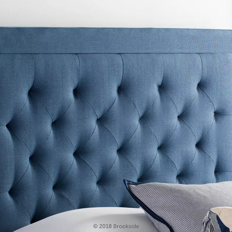 Lucid Dream Collection High Rise Diamond Tufted Headboard Black