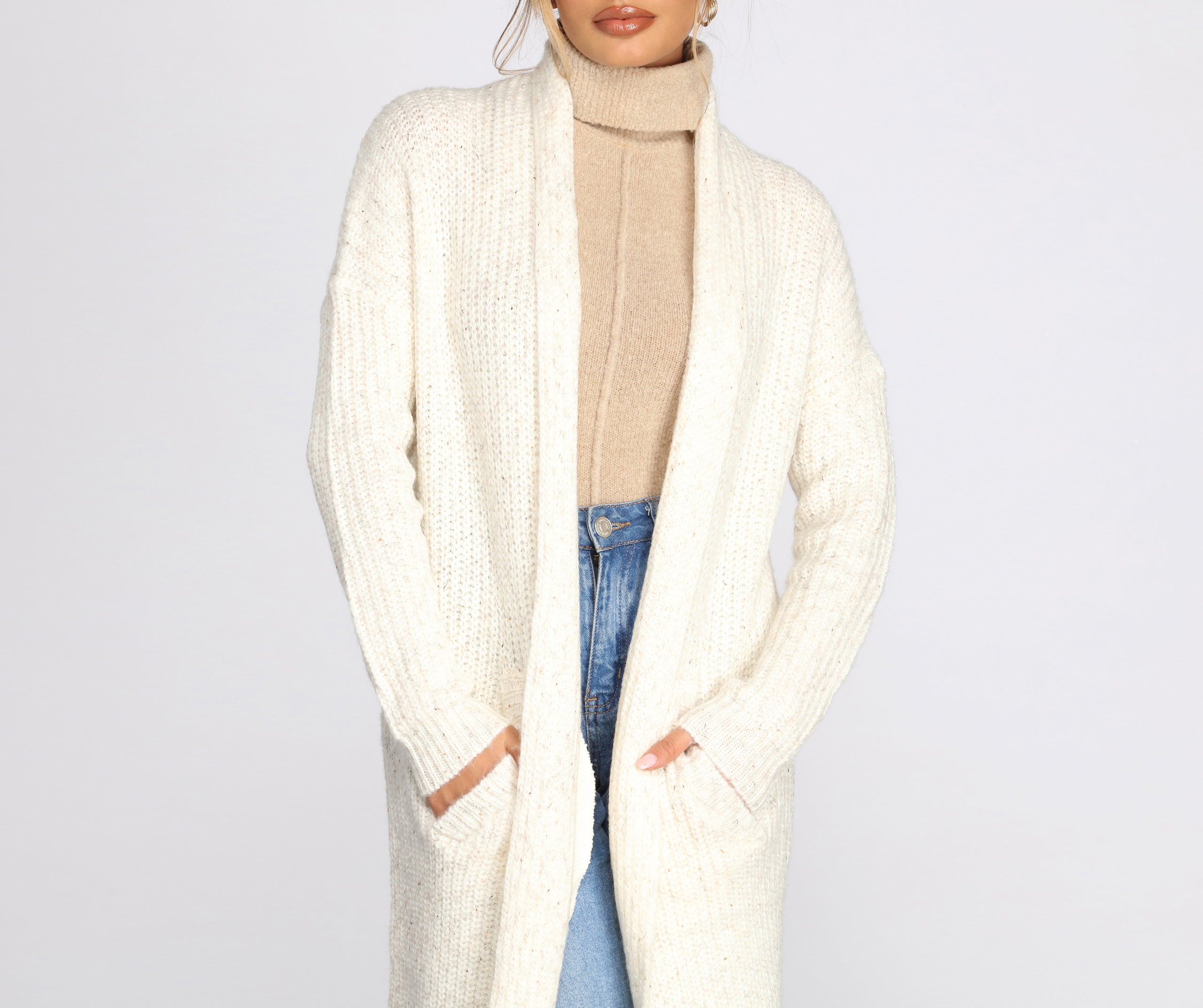 Major Cozy Vibes Long Cardigan