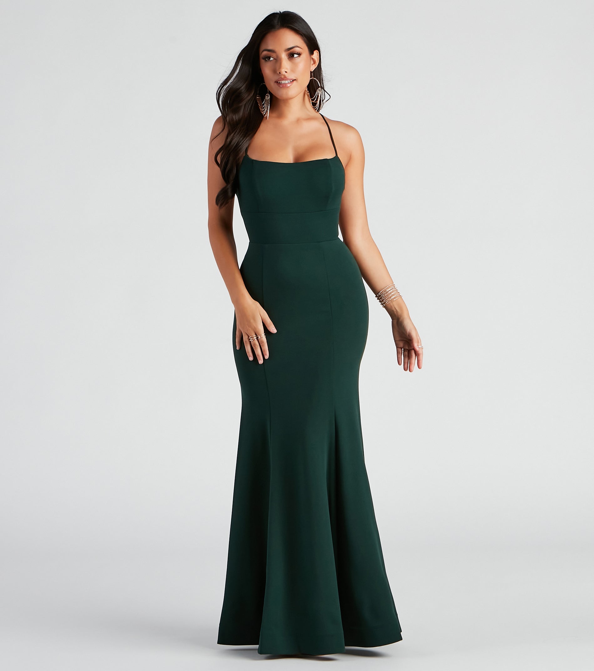 Eden Formal Lace-Up Mermaid Dress