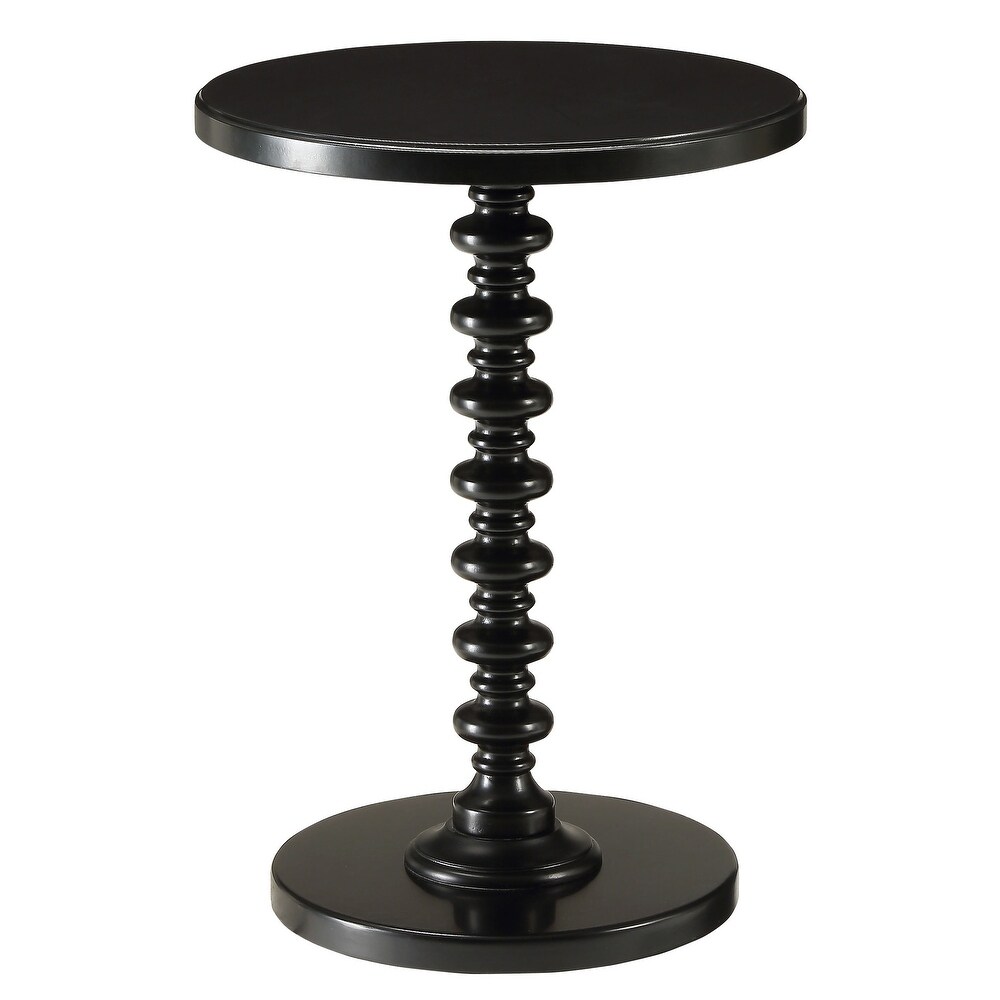 Salisa Round Wooden Side Table