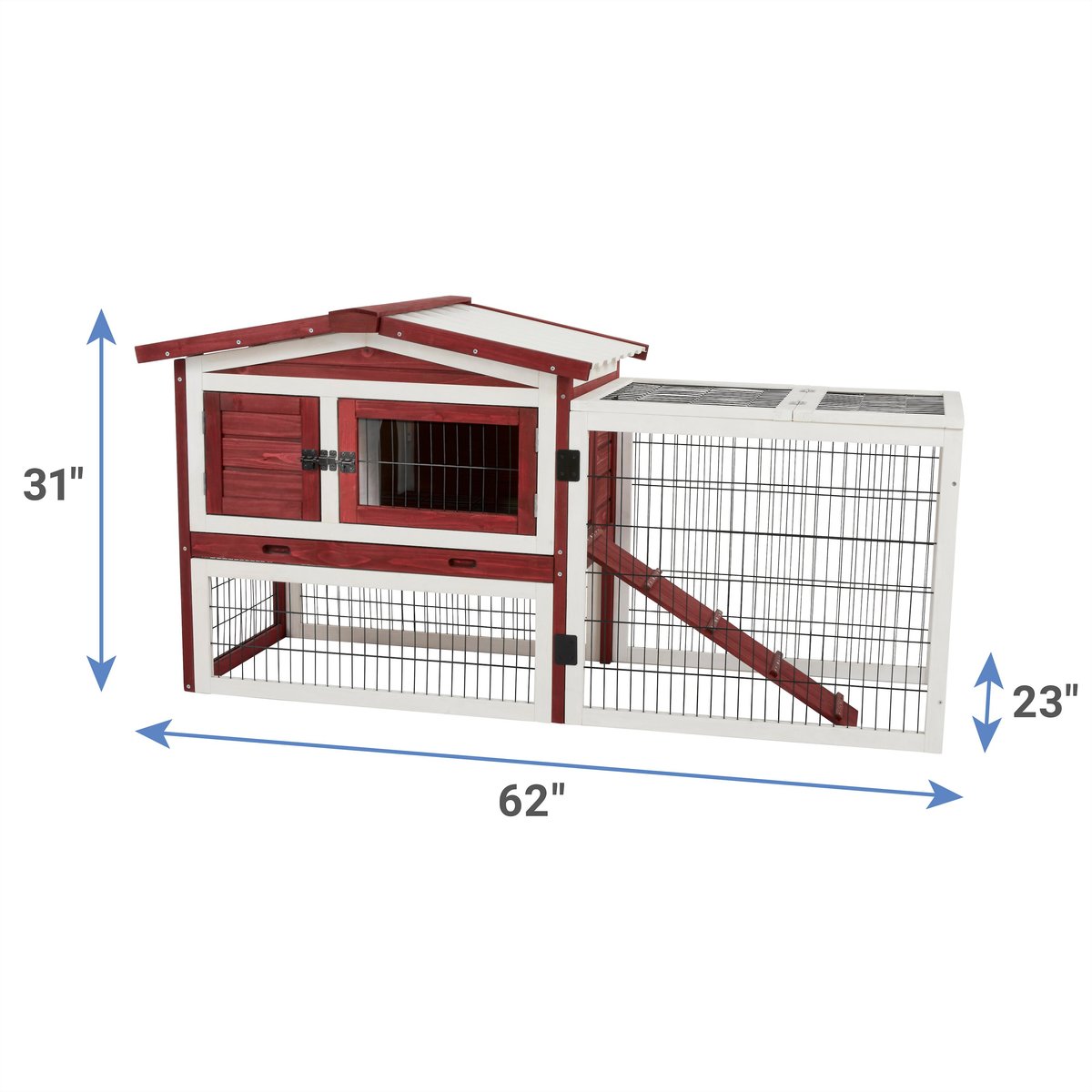 Frisco Wooden Outdoor Rabbit Hutch