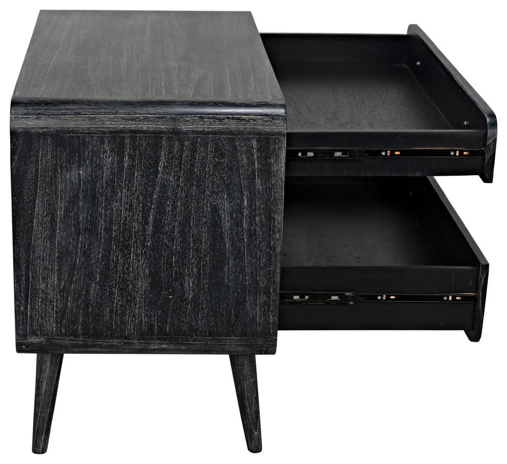 Bart Chest  Cinder Black   Midcentury   Accent Chests And Cabinets   by Noir  Houzz