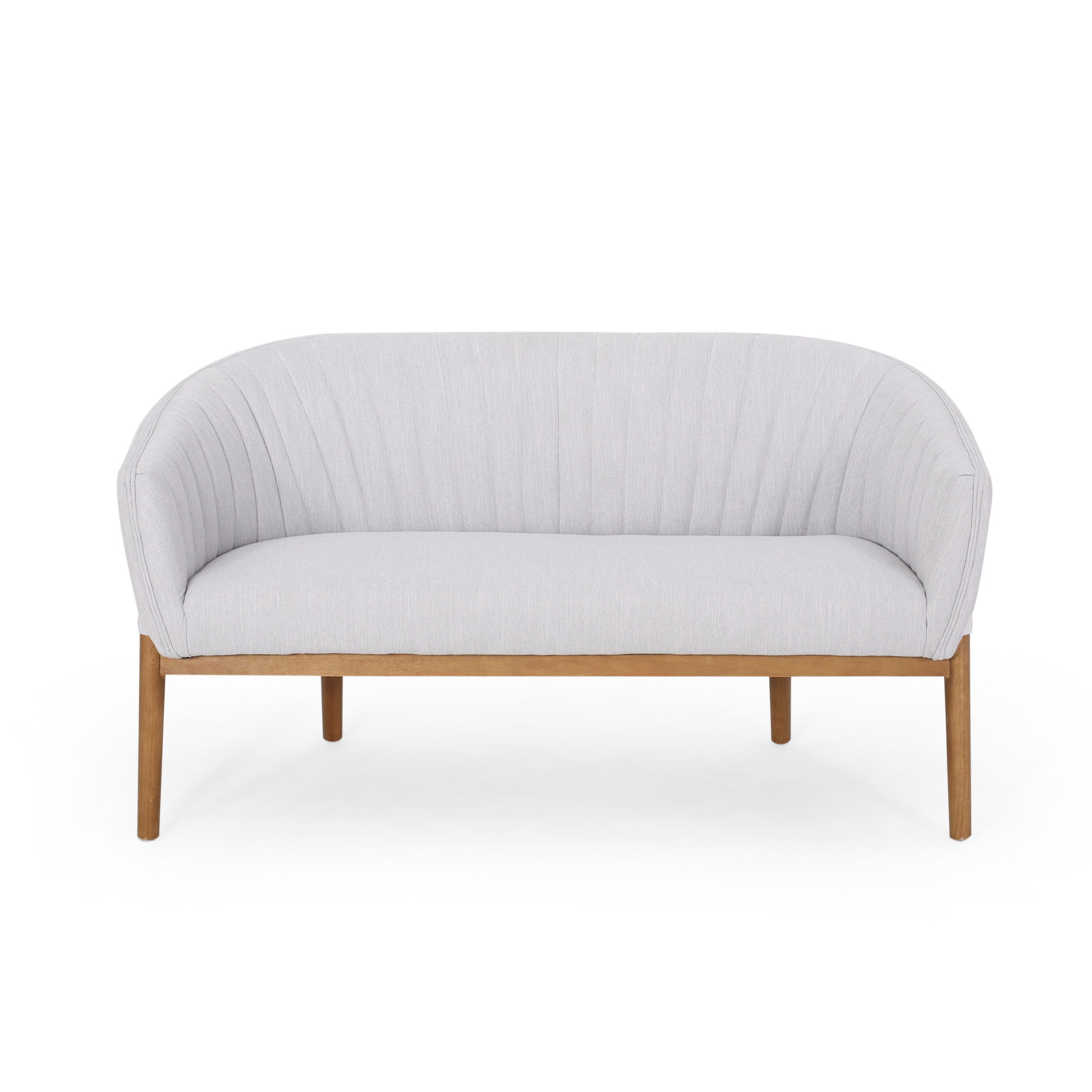 Deborah Mid-Century Fabric Settee