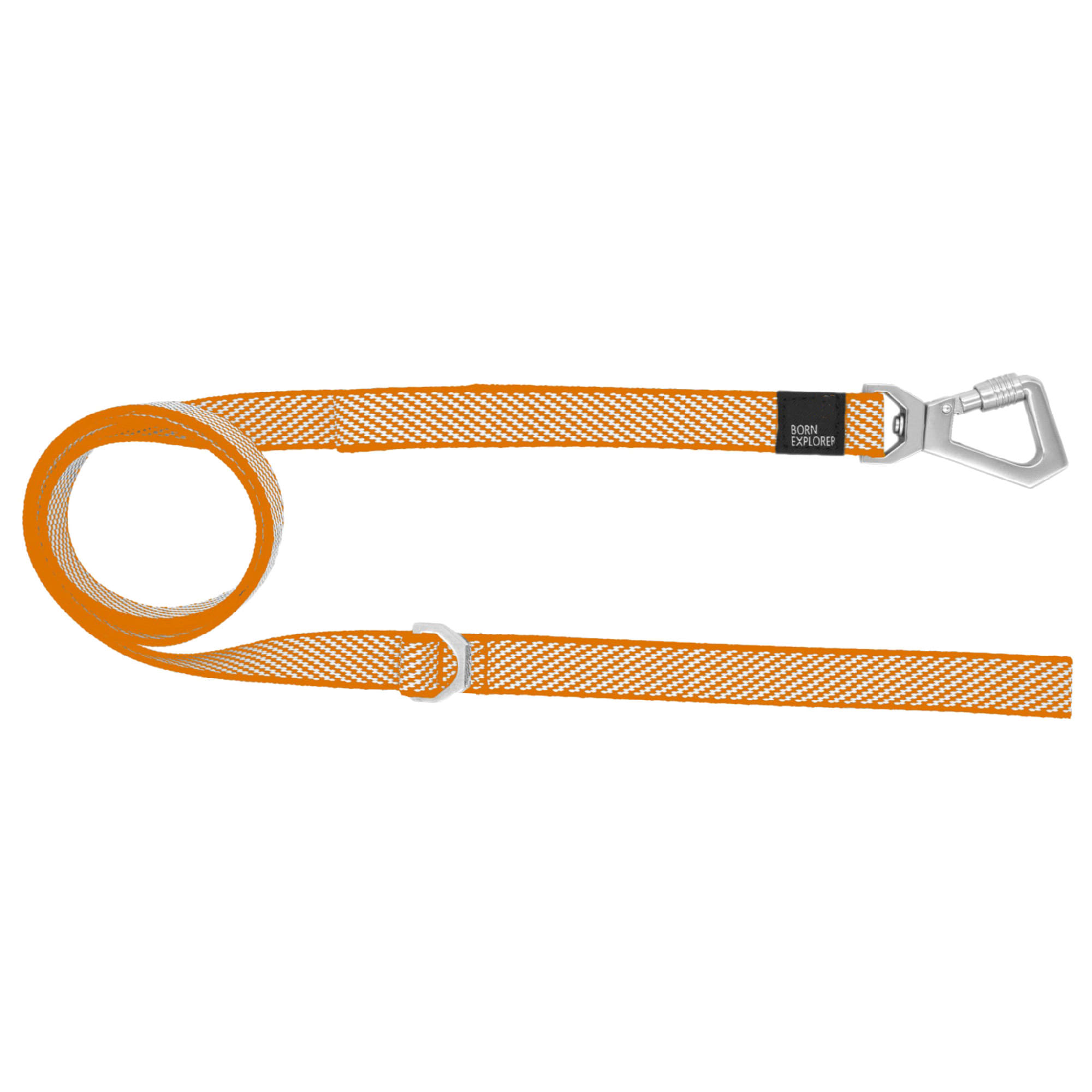 Pet Life Orange Escapade Outdoor Series 2-in-1 Convertible Dog Leash and Collar， Small