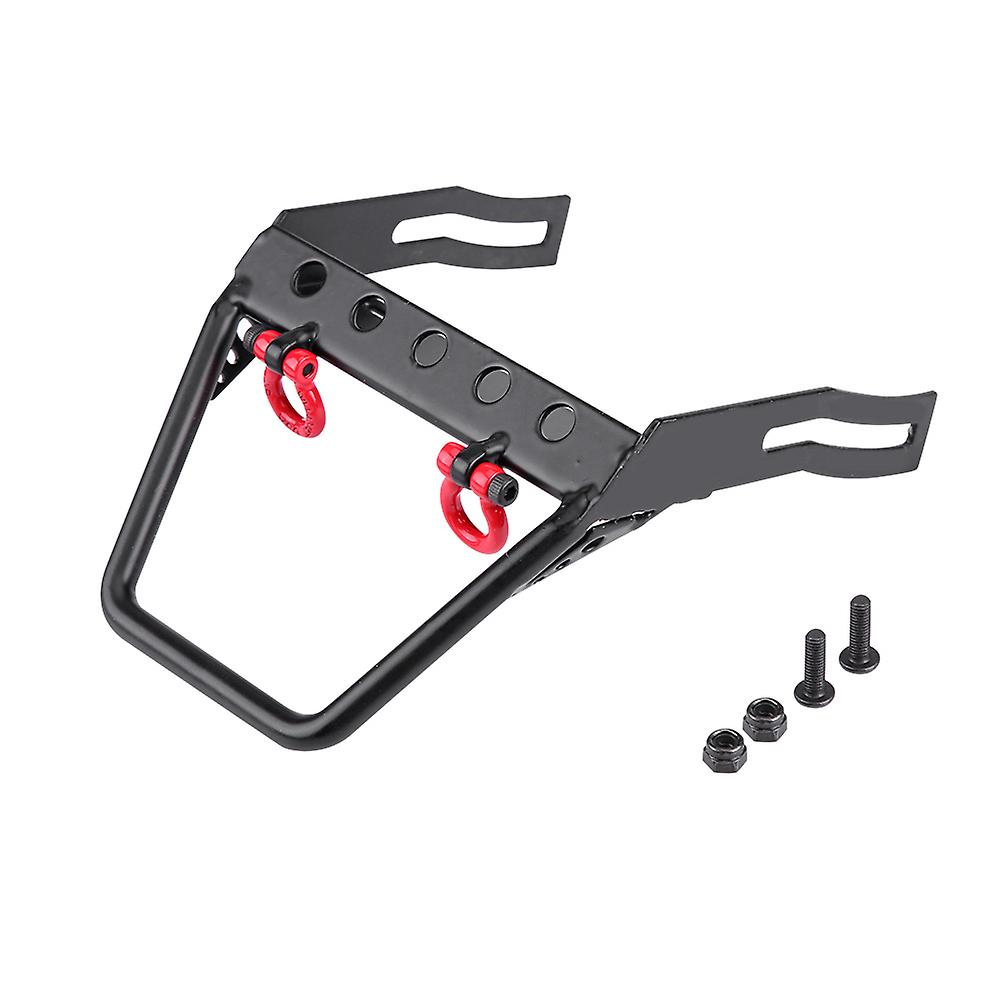 Rc Crawler Steel Front Bumper Winch Mount For Axial Scx10 1/10 Remote Control Car (flat)