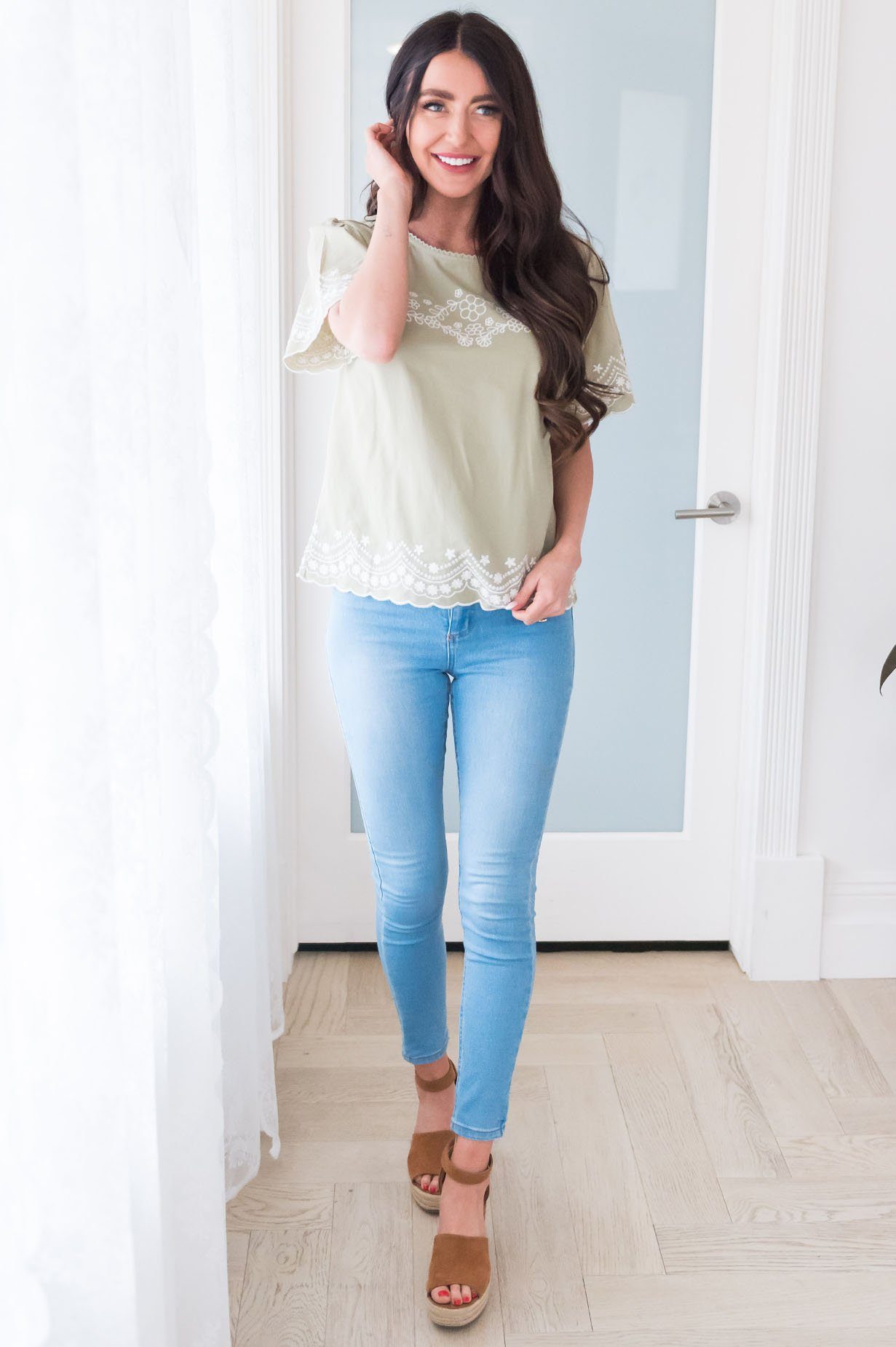 A Full Life Modest Blouse