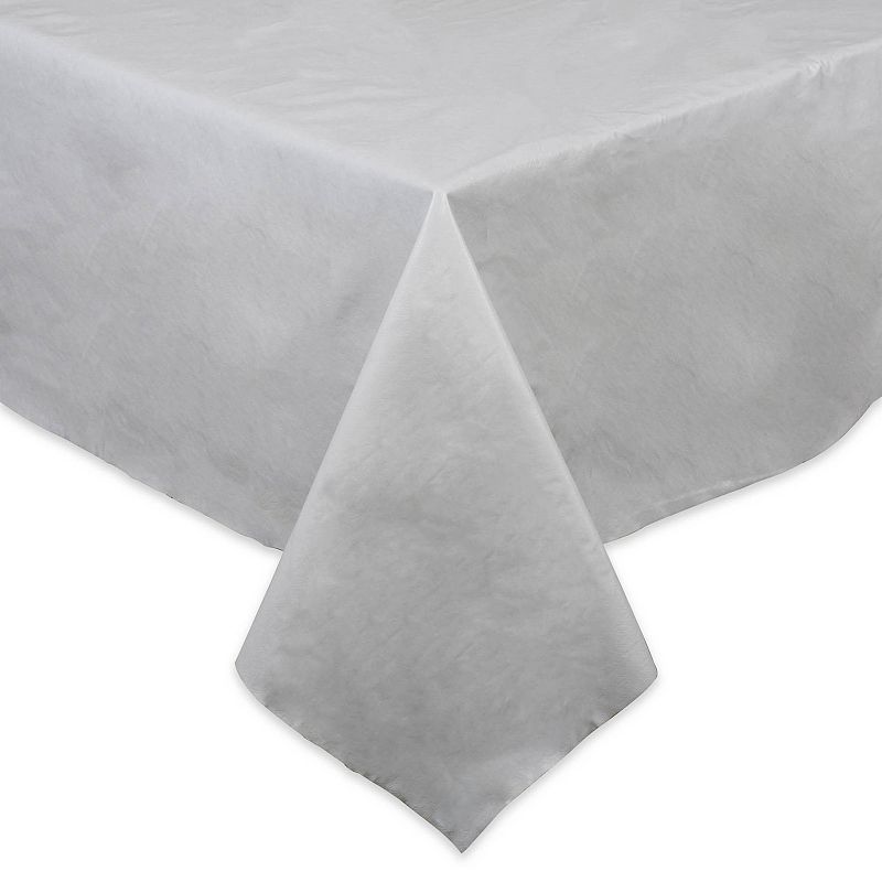 52 x 108 White Rectangular Vinyl Table Pad