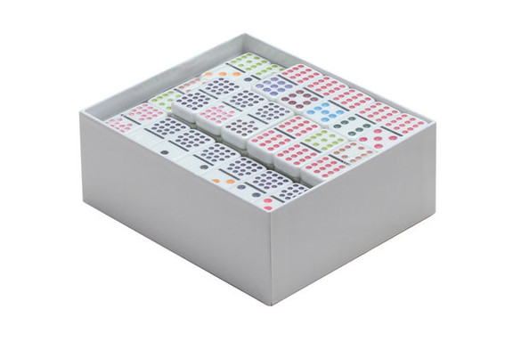 CHH 2326 Double 15 Prof Color Dot Dominoes