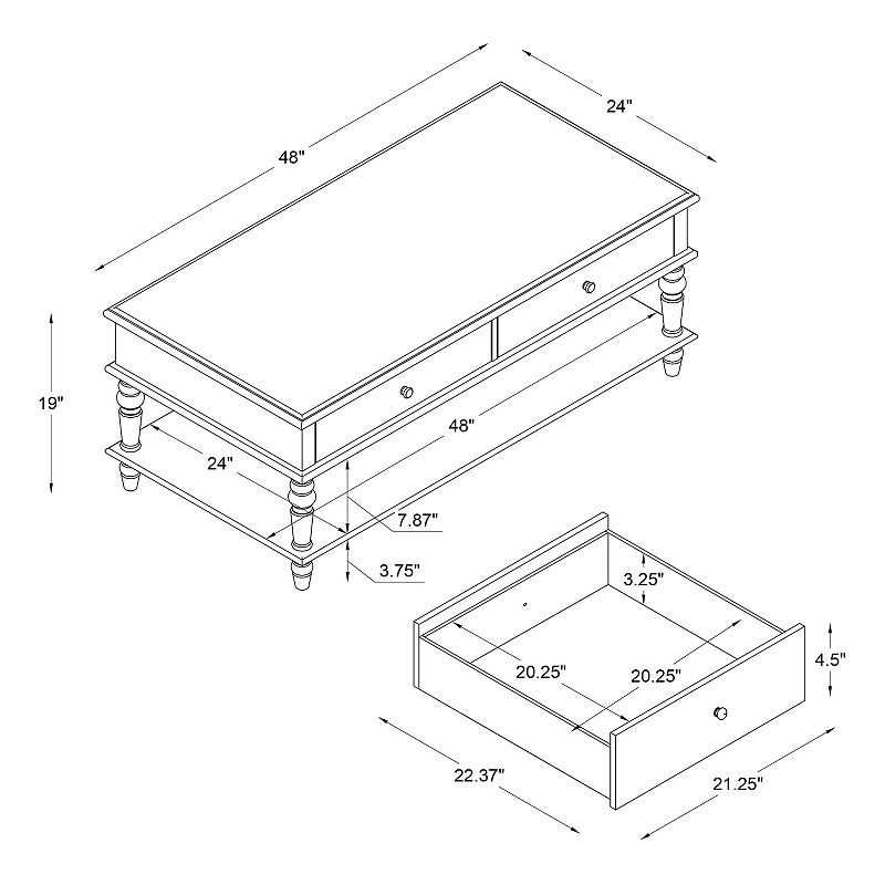 Linon Mcghie Coffee Table