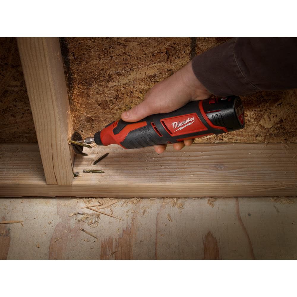 Milwaukee M12 Cordless Lithium-Ion Rotary Tool (Bare Tool). 2460-20 from Milwaukee