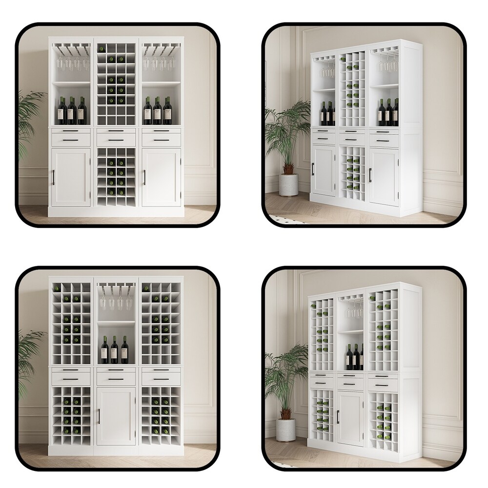 Modular 32 Wine Bar Cabinet Buffet Cabinet