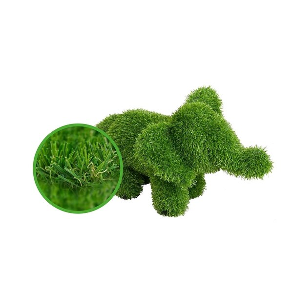 Standing Elephant Artificial Outdoor Garden Turf Topiary