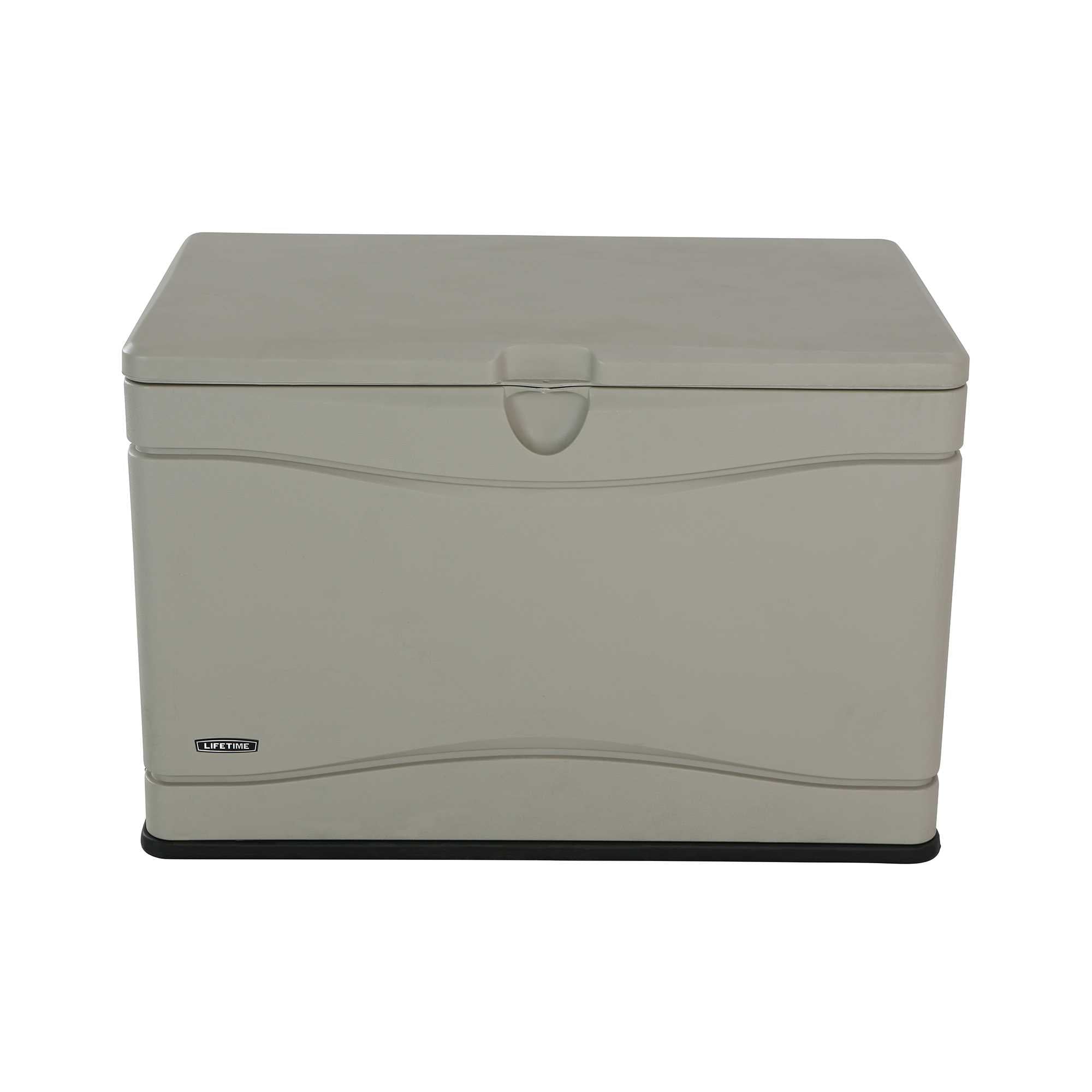 Lifetime Heavy-Duty 80 Gallon Plastic Deck Box, Beige