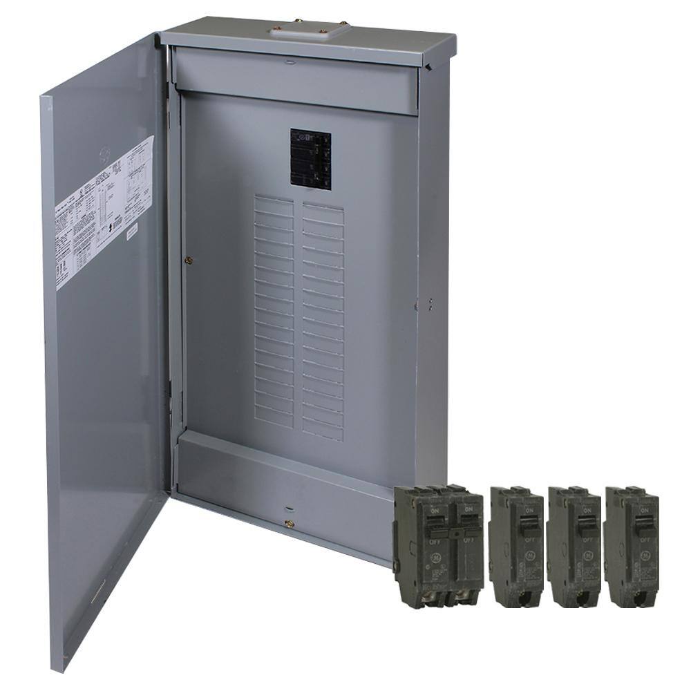 GE 200 Amp 32-Space 64-Circuit Main Breaker Outdoor Load Center Contractor Kit TM3220R64K