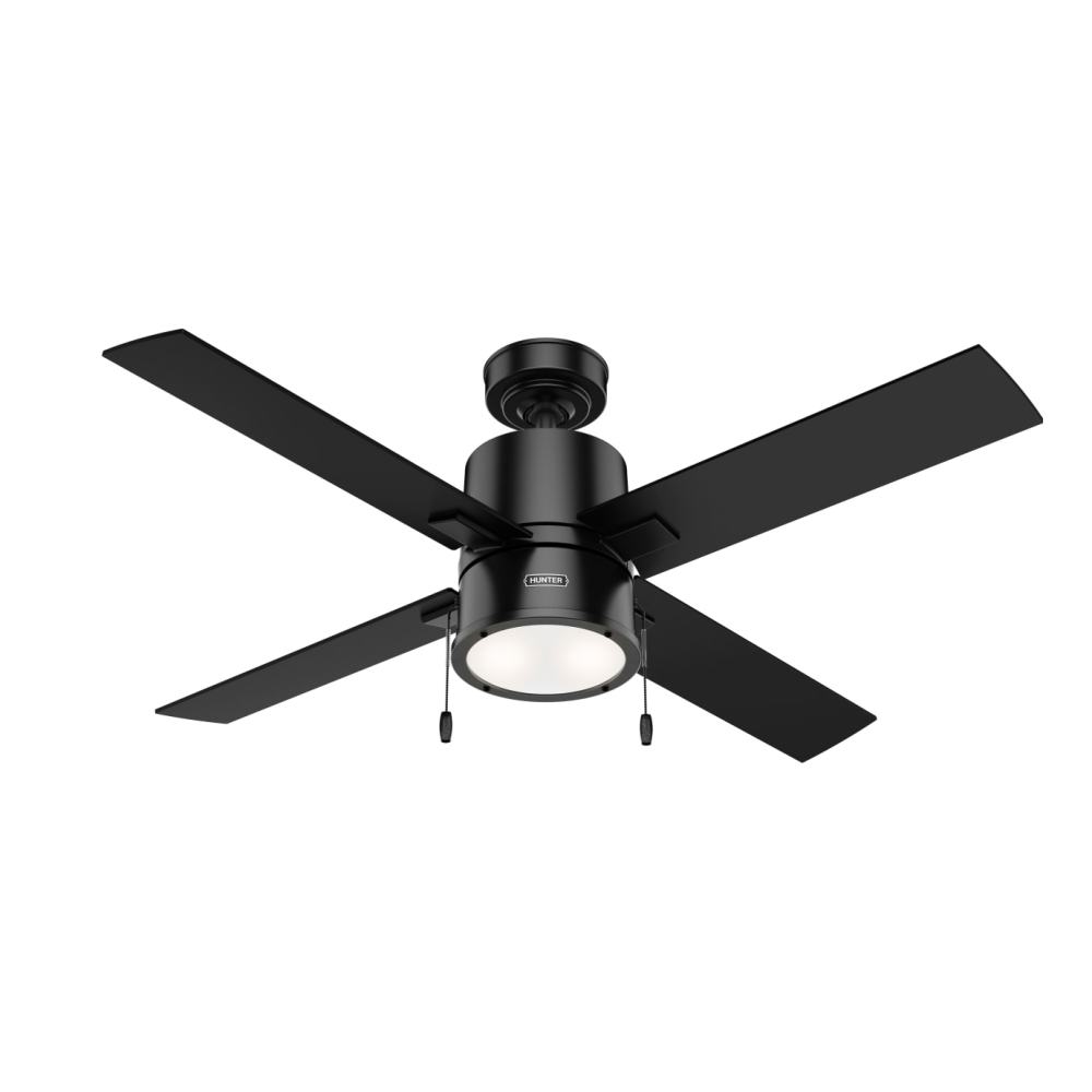 Hunter Beck Ceiling Fan 52 Matte Black/Greyed Walnut