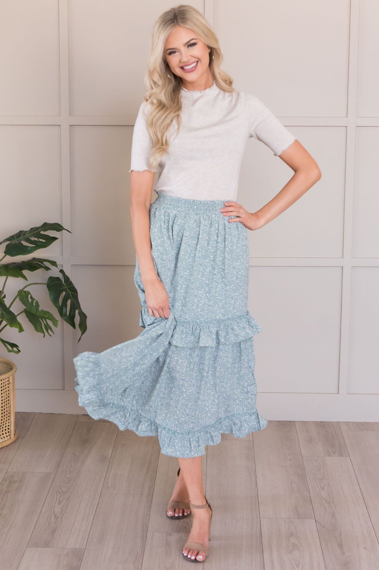 Delightful Day Modest Skirt