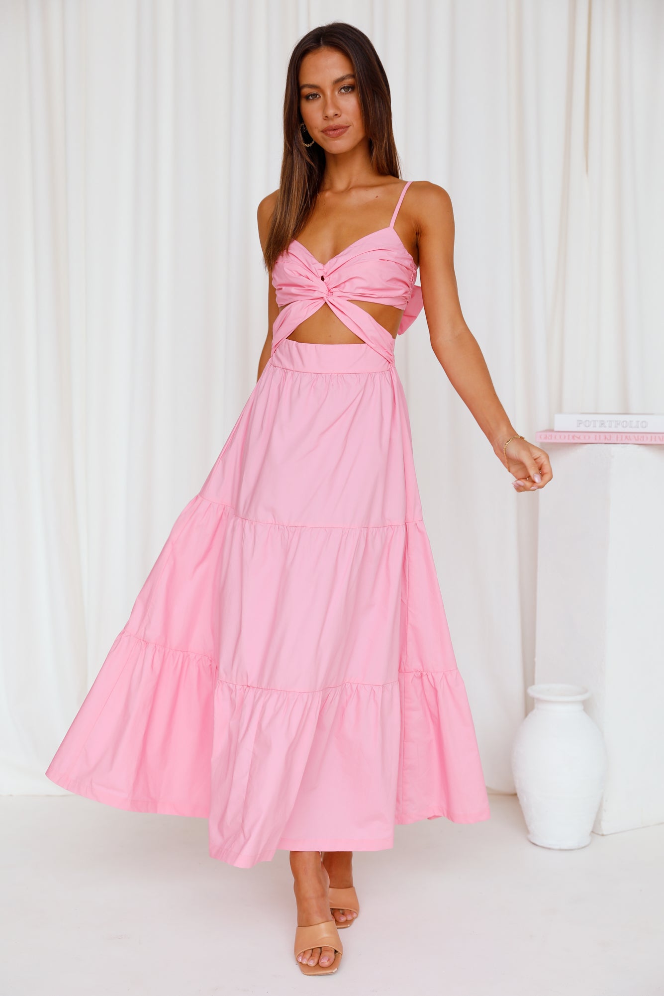 Need To Know Now Maxi Dress Pink