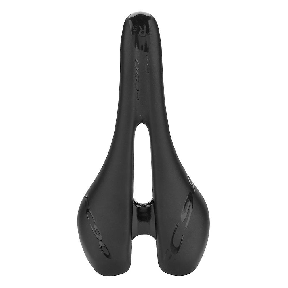 Carbon   Pu Leather Bicycle Saddle For Mountain Road Cycling Hollowed Seat Pad