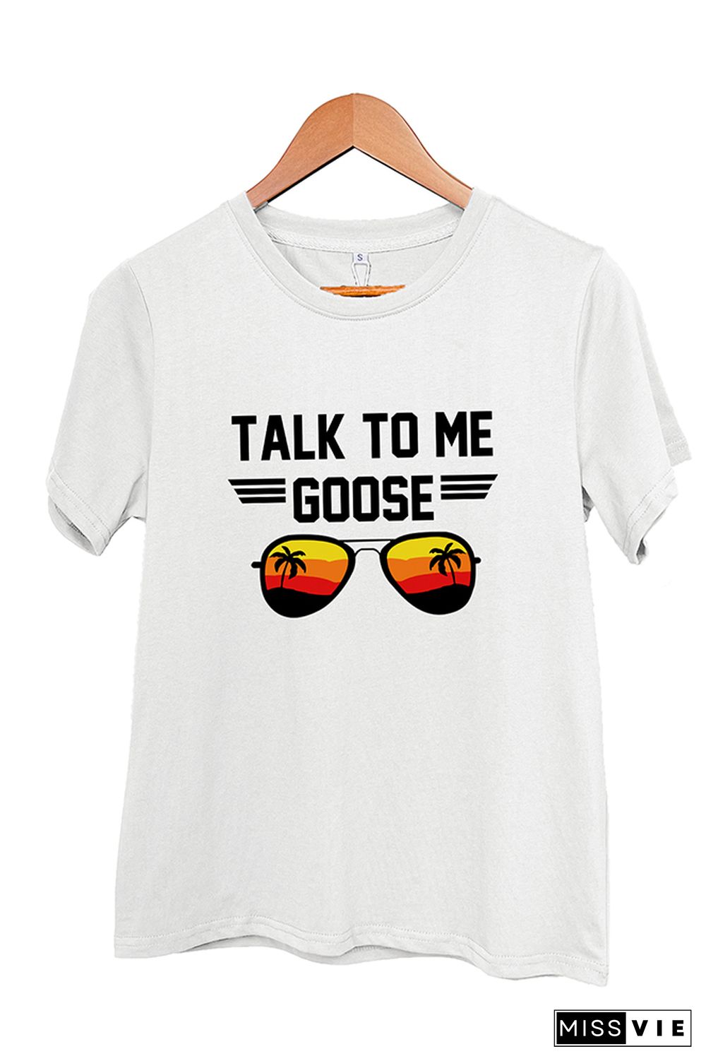 Talk to Me Goose Short Sleeve Graphic Tee Wholesale