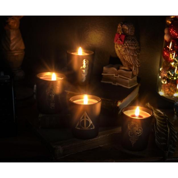 Ukonic Harry Potter Dark Arts Scented Soy Wax Candle Collection Set Of 4