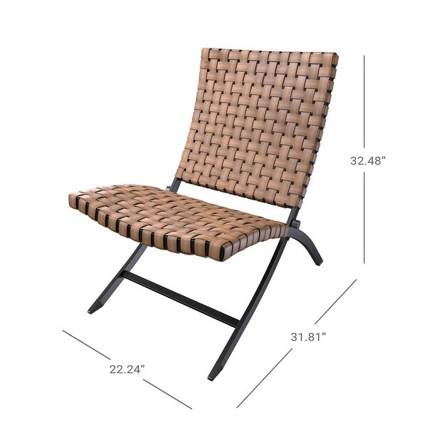 3 Piece Rattan Patio Set Furniture Foldable Wicker Lounger Chairs and Coffee Table Set For Outdoor Backyard Lawn Balcony