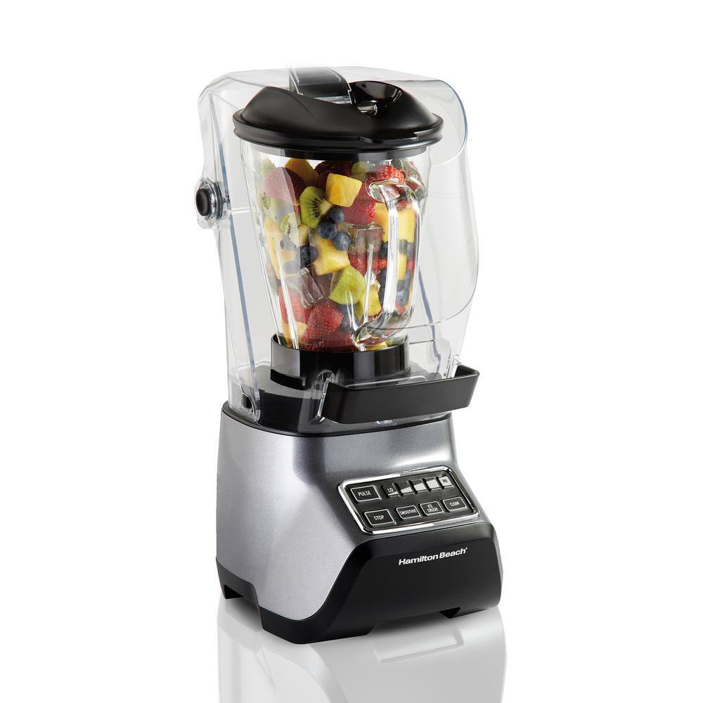 Hamilton Beach 52 oz 5-Speed Grey Sound Shield 950 Blender 53602