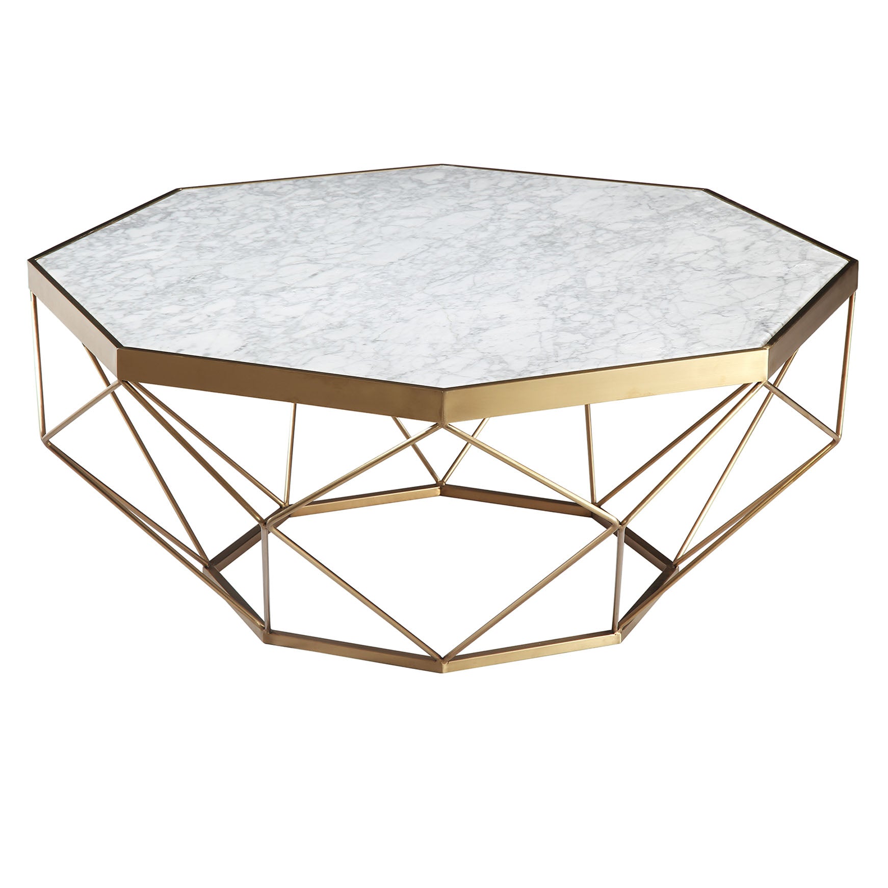 Natural Marble & Stainless Steel Table Bp8811-G-B