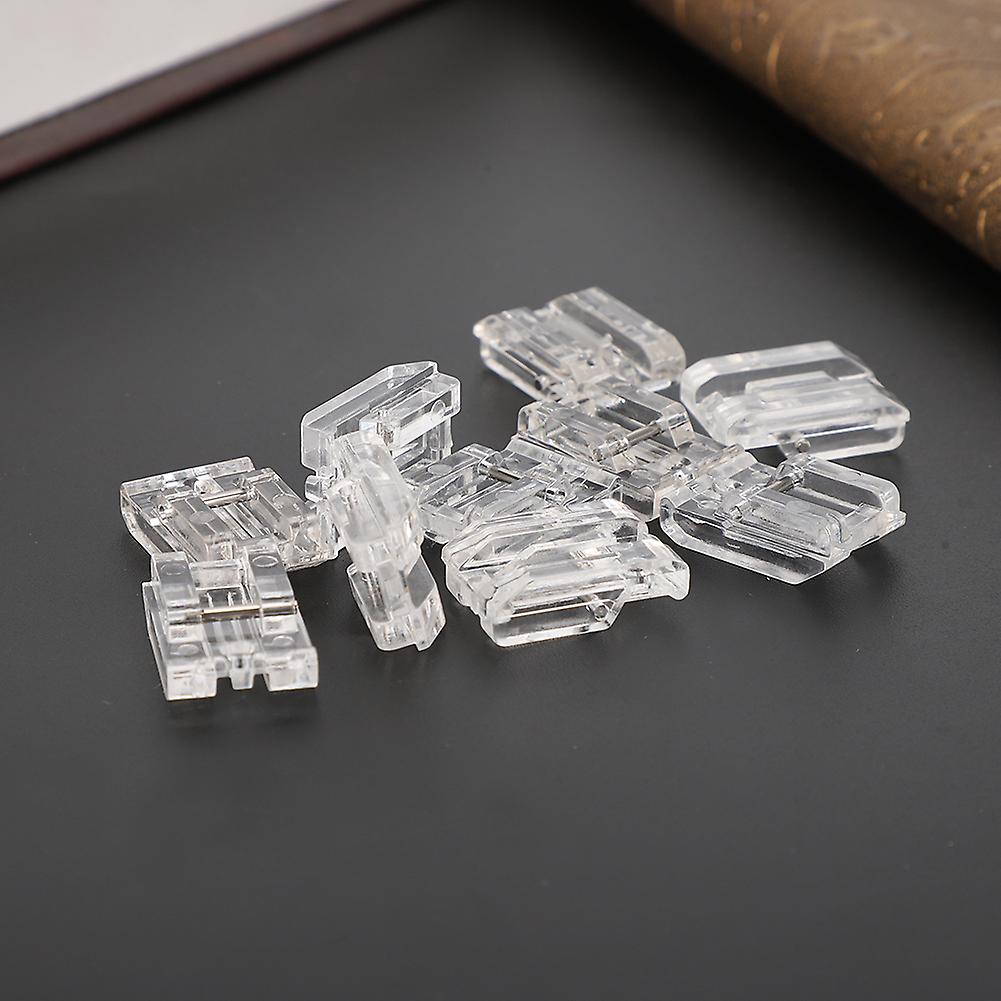 10pcs Invisible Zipper Presser Foot Plastic Multifunction Sewing Machine Accessories