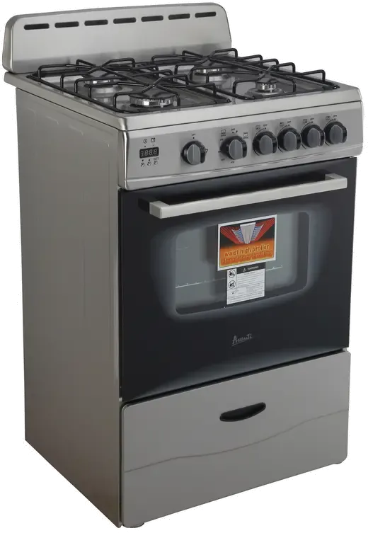 Avanti 24 Inch Gas Range GR2416CSS