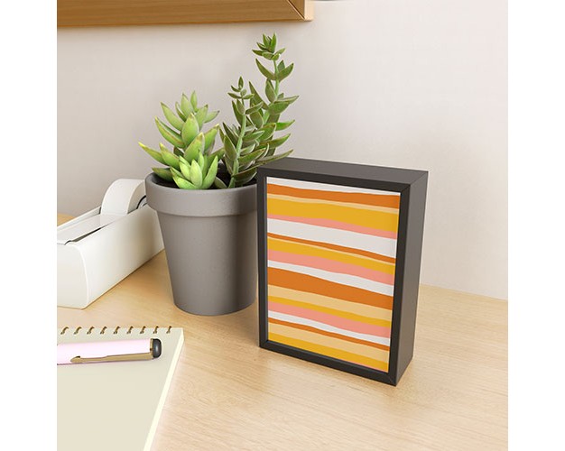 Sunshinecanteen Sedona Stripes Framed Mini Art Society6