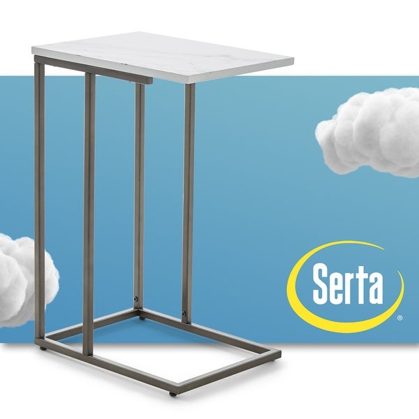 Serta Harton C Table， Modern Design， Durable Metal Base