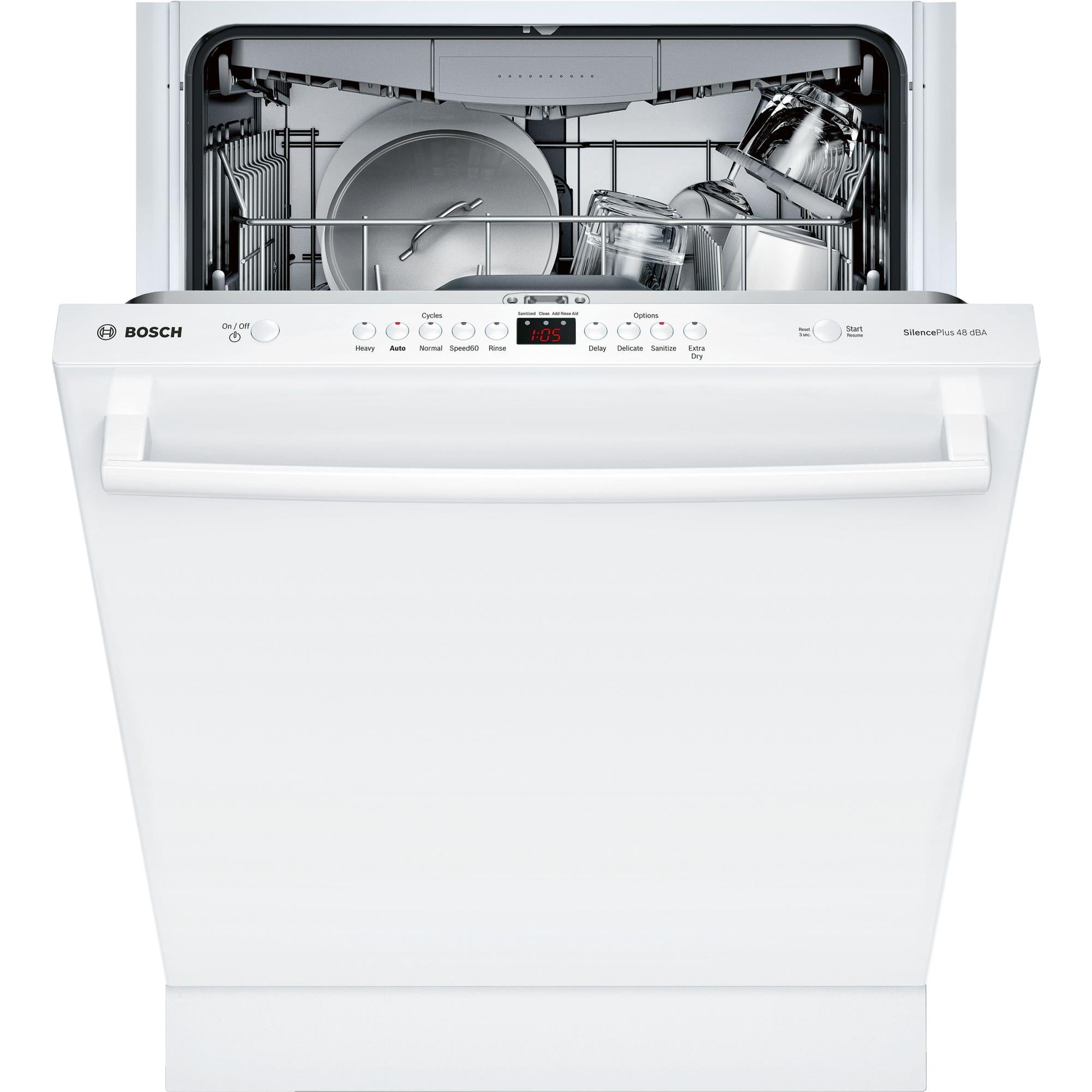 Bosch 24-inch Built-In Dishwasher with a Bar Handle SHXM4AY52N