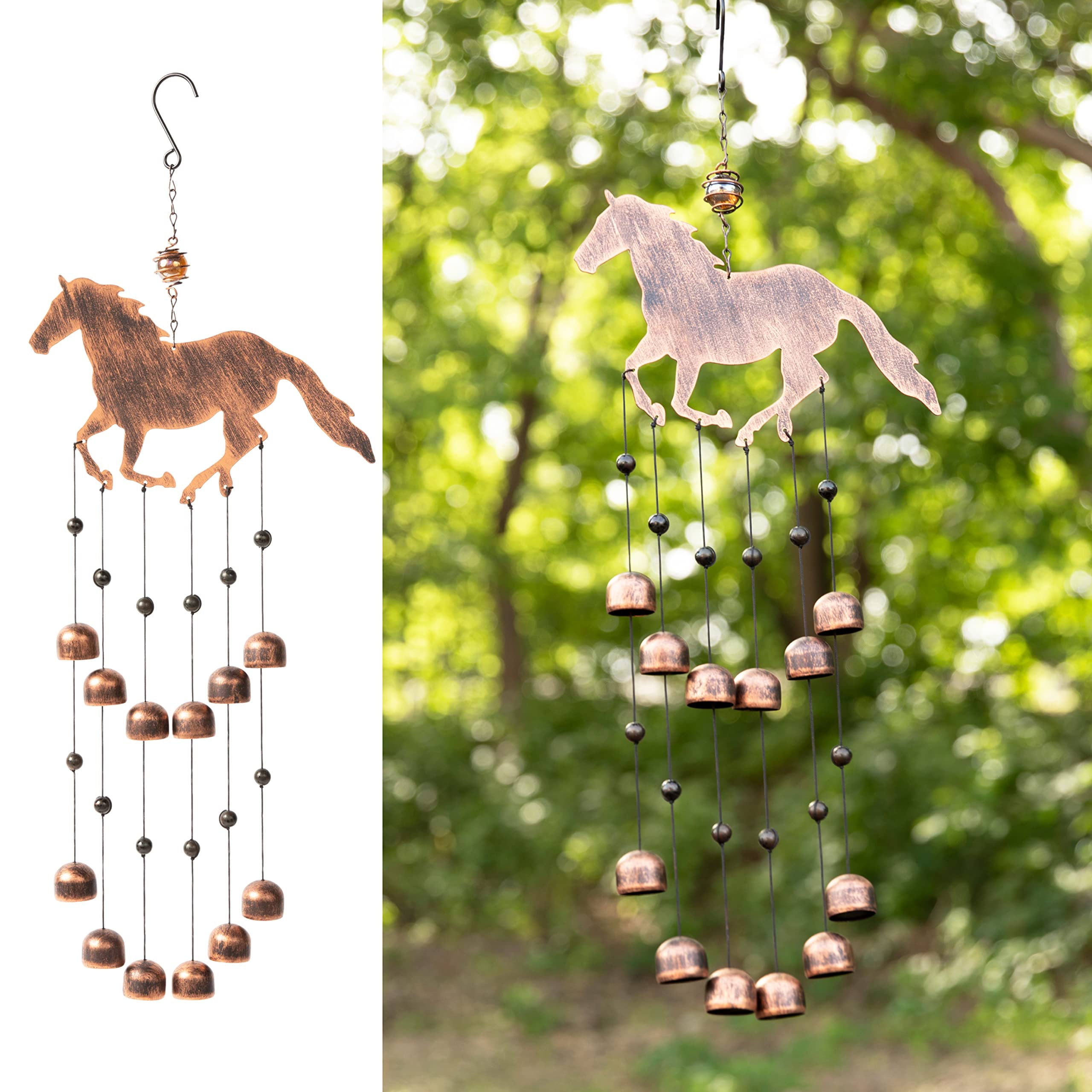 Dawhud Direct Horse Outdoor Garden Decor Wind Chime