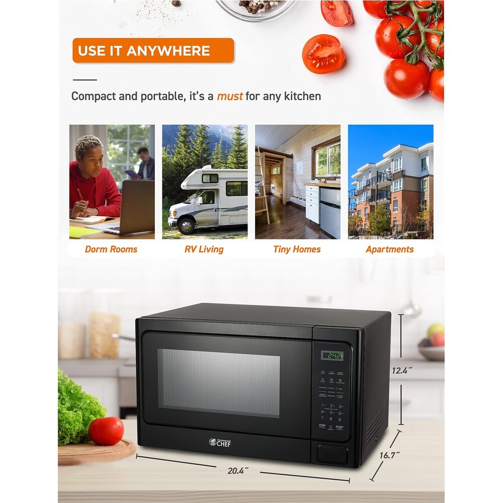 1.3 CuFt counter Top Microwave