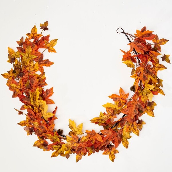 65 Fall Maple Leaves Garland