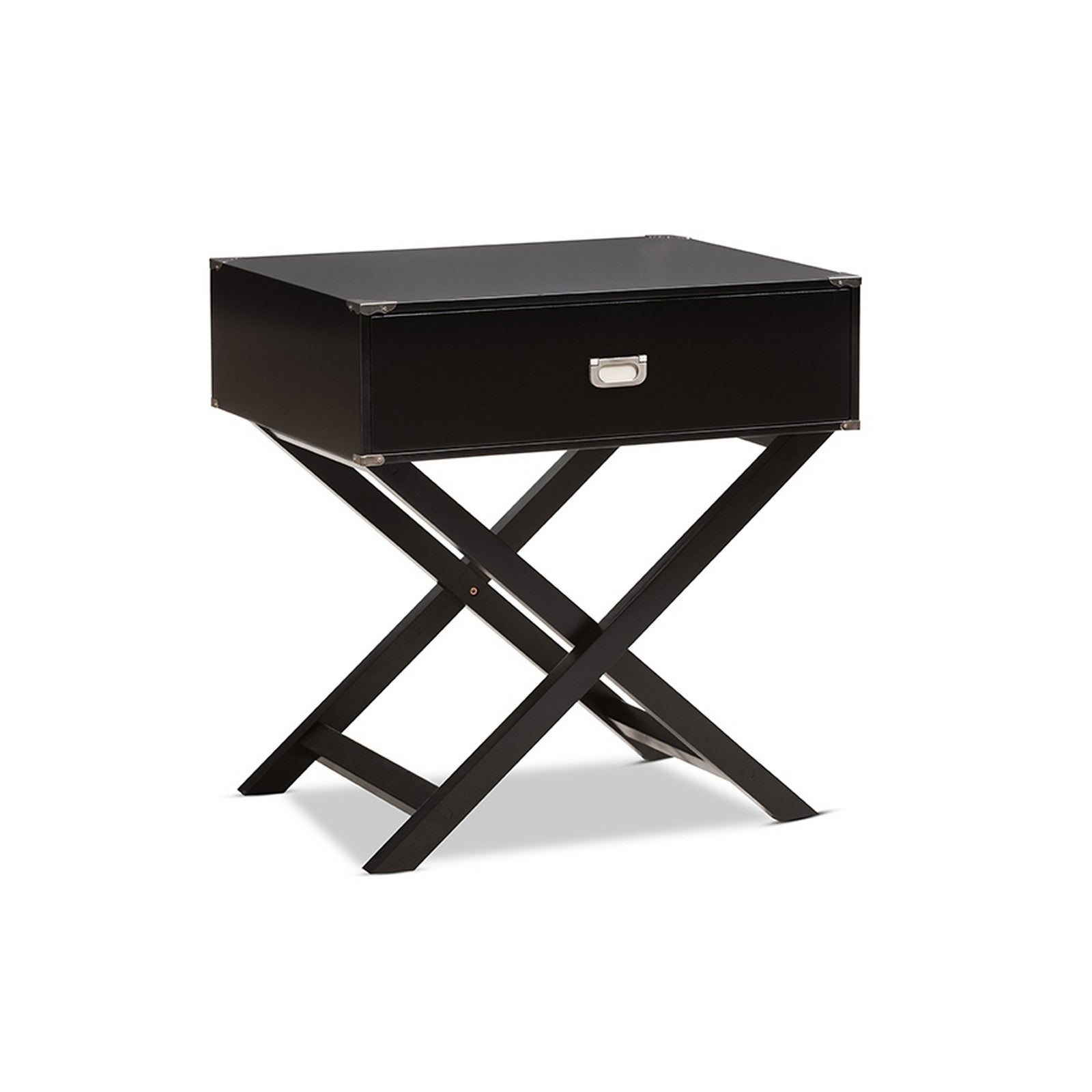 Urban Designs Curtice Modern And Contemporary Drawer Wooden Bedside Table