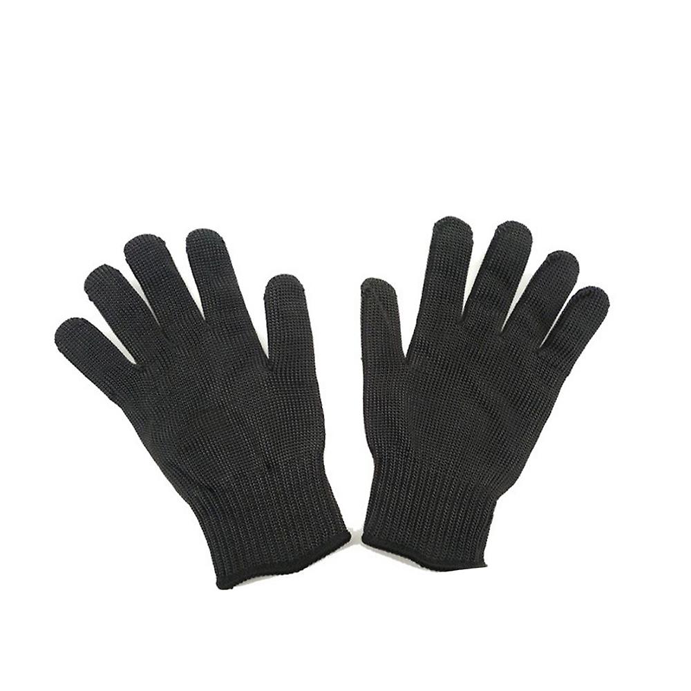 Cut Resistant Gloves Cut Resistant Work Gloves Level 5 Protection Wear Resistant For Meat Cutting/metal Processing/gardening/wood Carving/pruning Blac