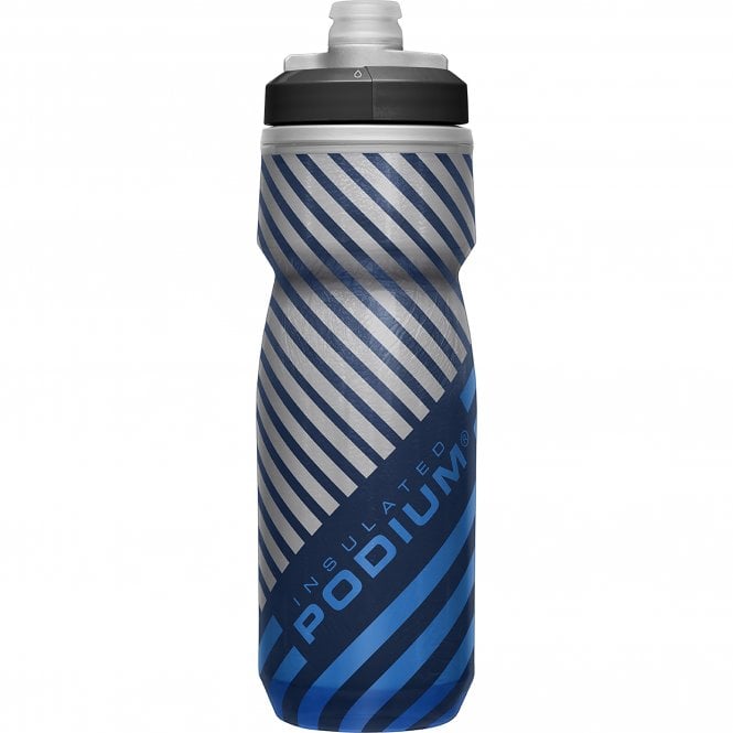 Camelbak Podium Chill Outdoor Water Bottle - 21oz - Navy Stripe - 2022
