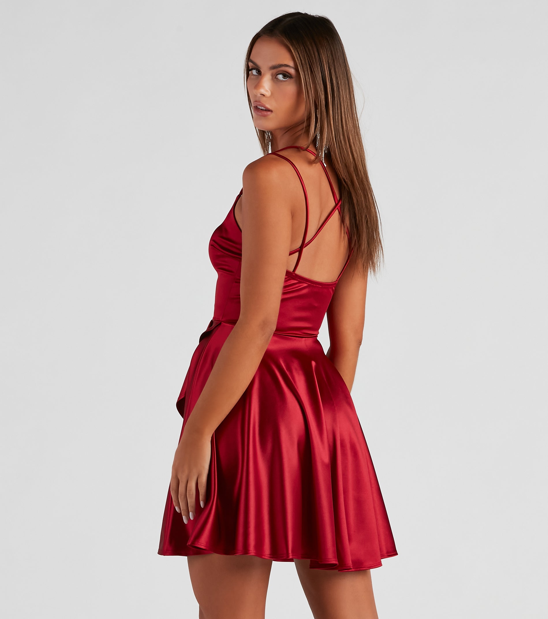 Dancing Diva Satin Skater Dress