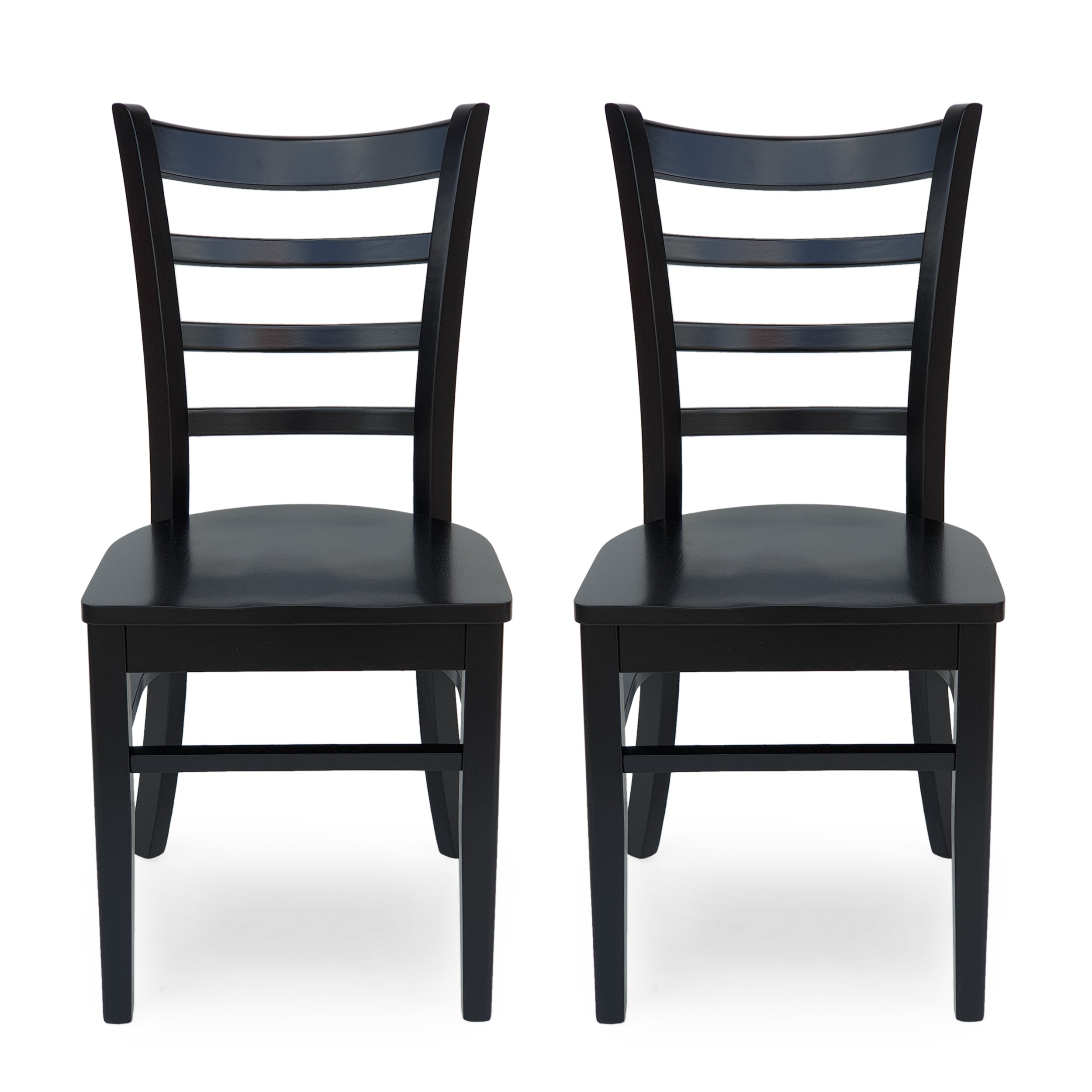 Wagner Farmhouse Wooden Dining Chairs (Set of 2)