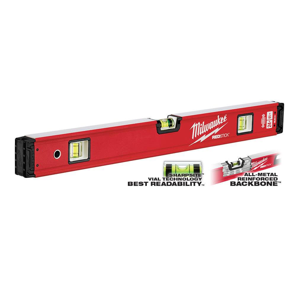 Milwaukee 24 in. REDSTICK Box Level MLBX24 from Milwaukee