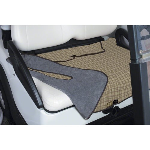 Classic Accessories Fairway Golf Cart Seat Blanket， Heritage Plaid