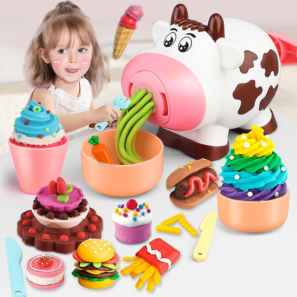 Kitchen Pretend Toy Slime Putty For Play Dough Clay Toy Modeling Tool Kiddie Gif